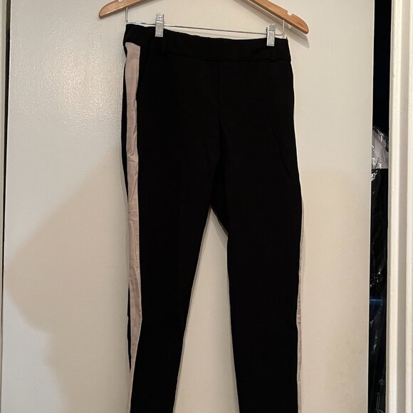 ILTM Striped Black Pants – Elastic Waist & Front Pockets‎ (Small Petite) - Picture 3 of 13